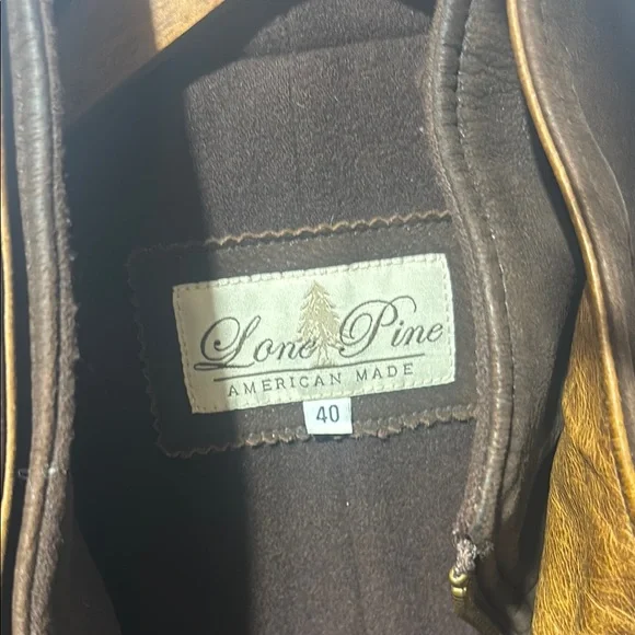 Men's Brown Leather Jacket - Picture 2 of 10